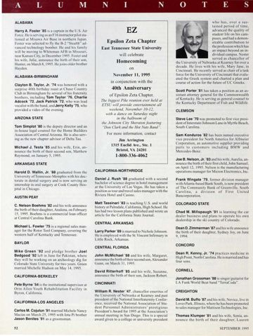 Alumni Notes, September 1995